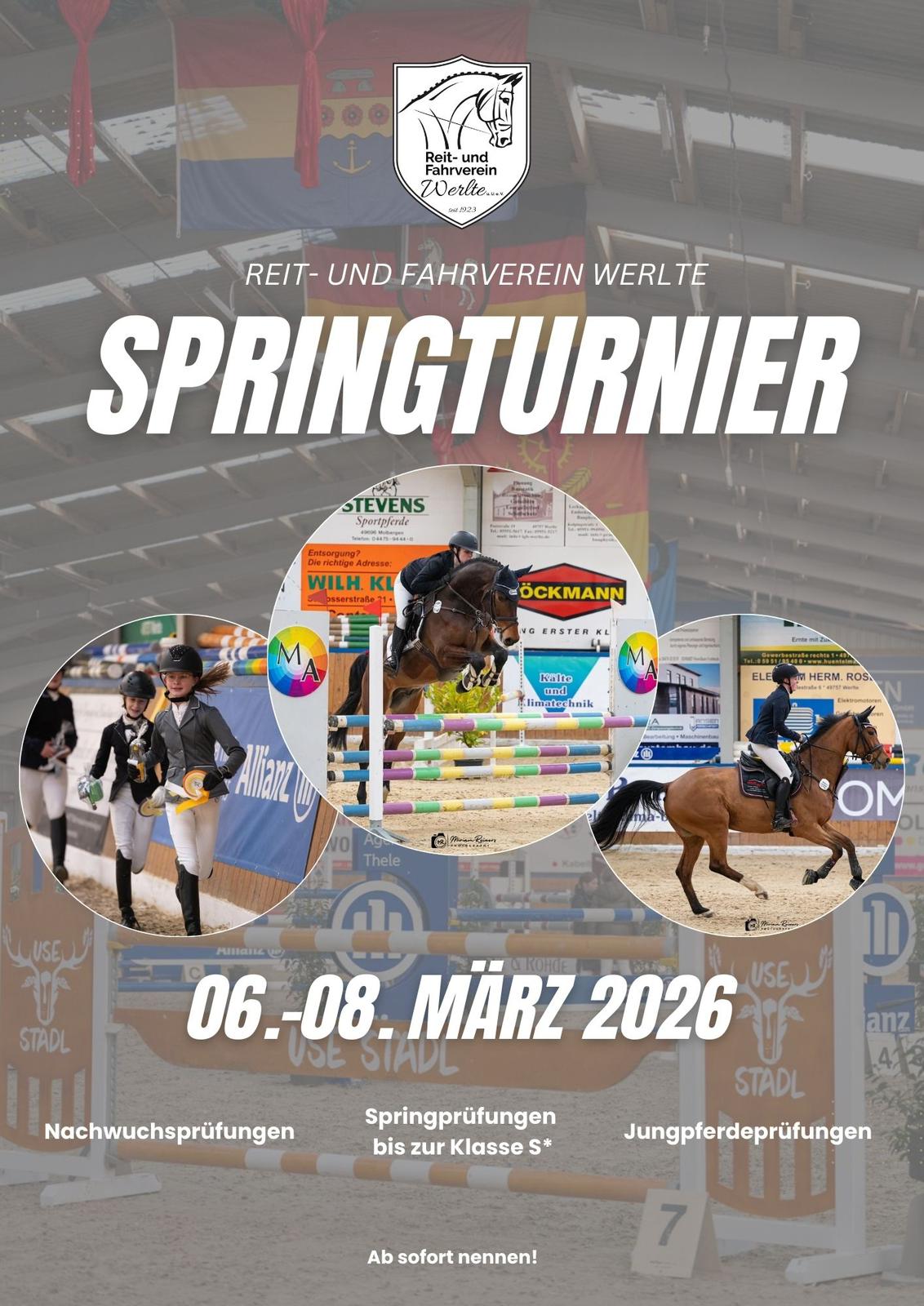 Hallen- Springturnier 06. – 08. März 2025